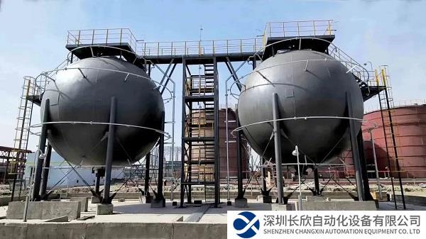 兰石重装承制新疆宣东球罐工程竣工验收