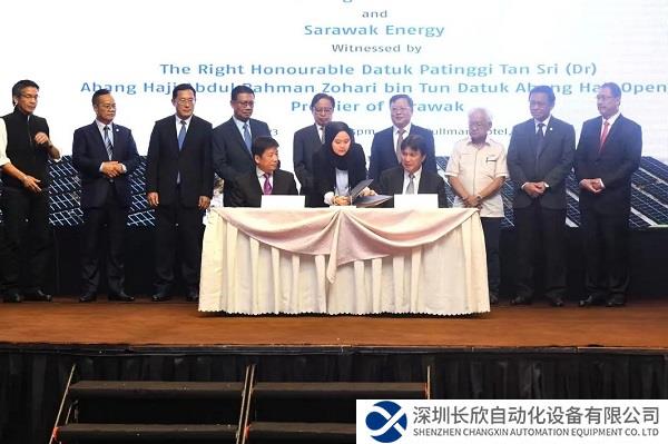 上海电气承建马来西亚龙山光伏电站项目完成移交