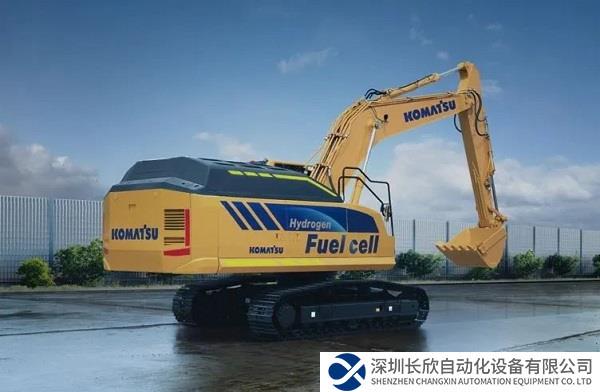 小松启动氢燃料电池中型液压挖掘机概念车的实证实验