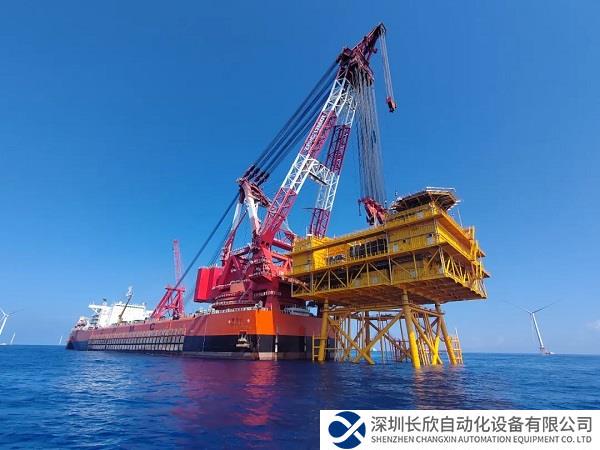国内单体规模最大、世界最重的海上升压站完成吊装