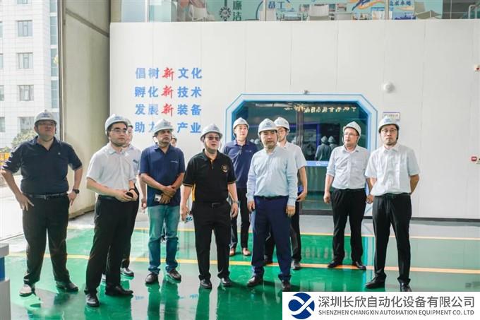 新加坡陆路交通局副总裁蔡崇庆一行调研中铁装备