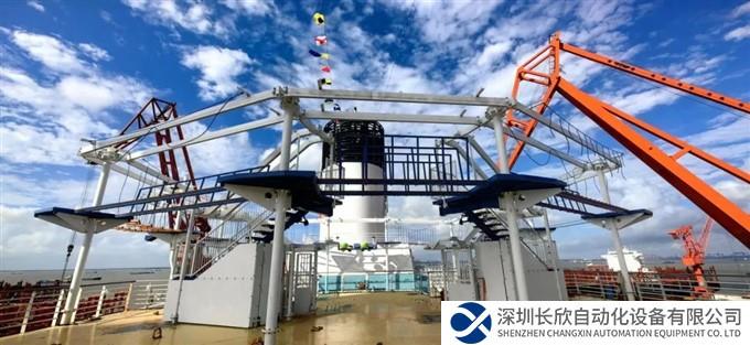 首艘国产大型邮轮户外高空运动项目完工，等你来挑战！