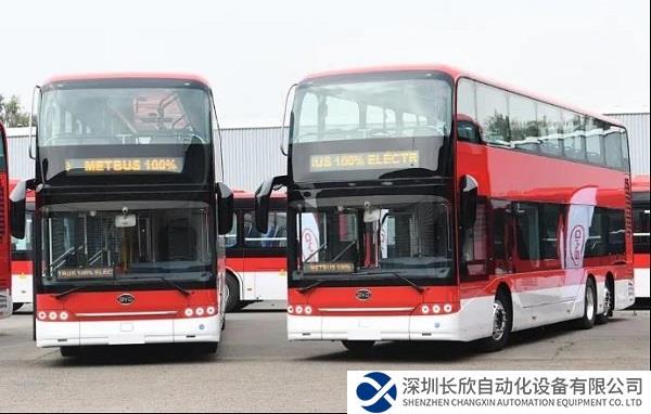 首批比亚迪双层电动大巴交付智利，助力当地公共交通电动化