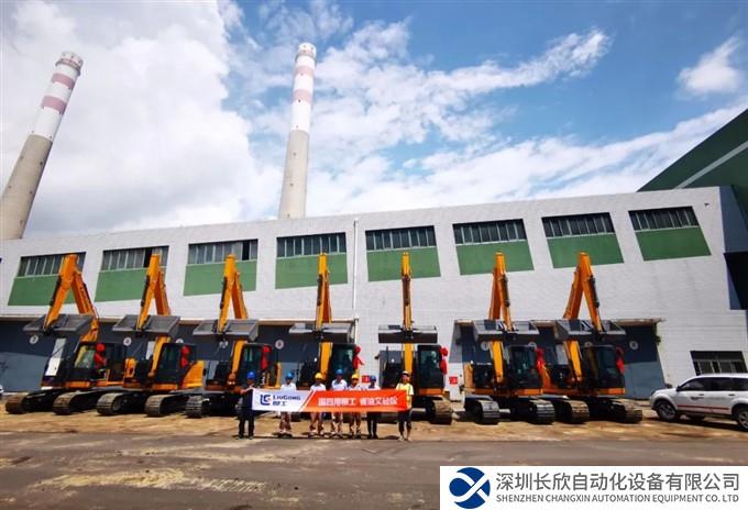 再传捷报！7台柳工915F国四挖掘机交付客户