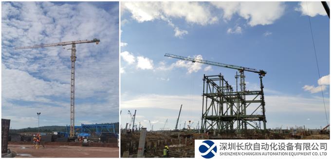 多台顺利抵达印尼！中联重科塔机助力千岛之国火电厂建设