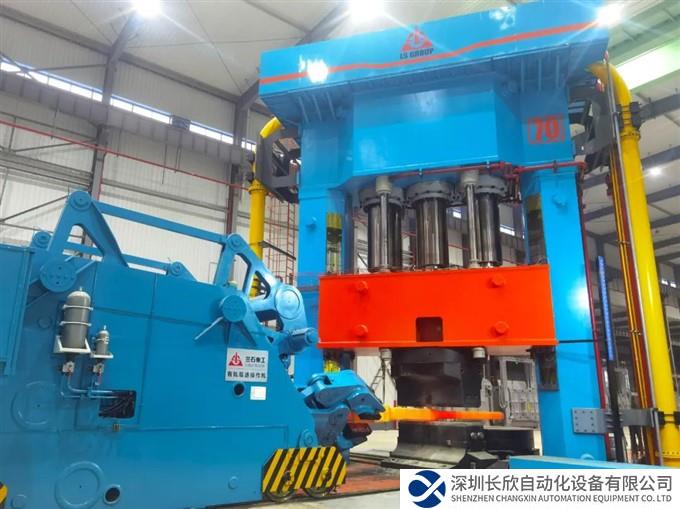 兰石重装重工公司又一大吨位快锻机组交付客户投产