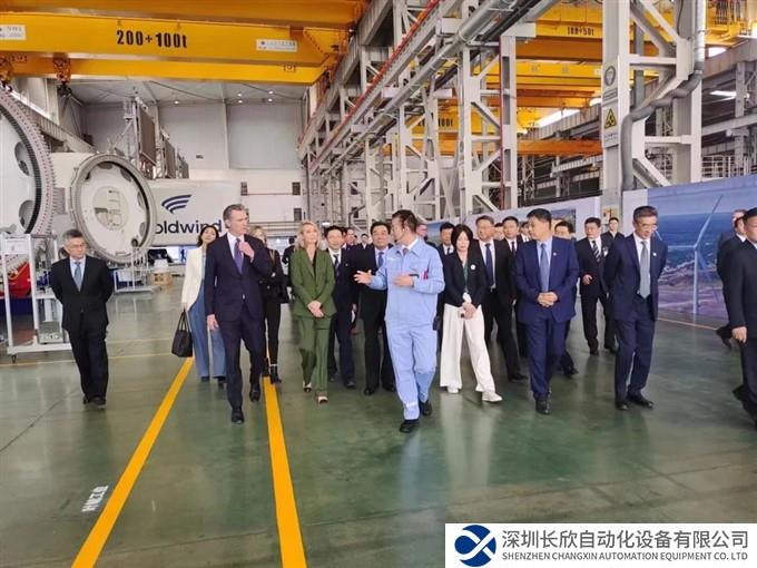 江苏省与美国加州在金风科技大丰临港工厂签订重要合作协议  ​