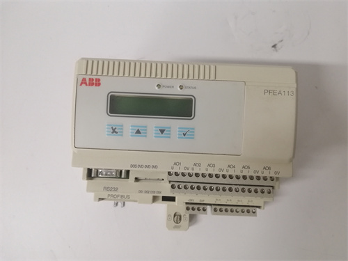 ABB	XVC769AE101 3BHE006373R0101功能强大的模块