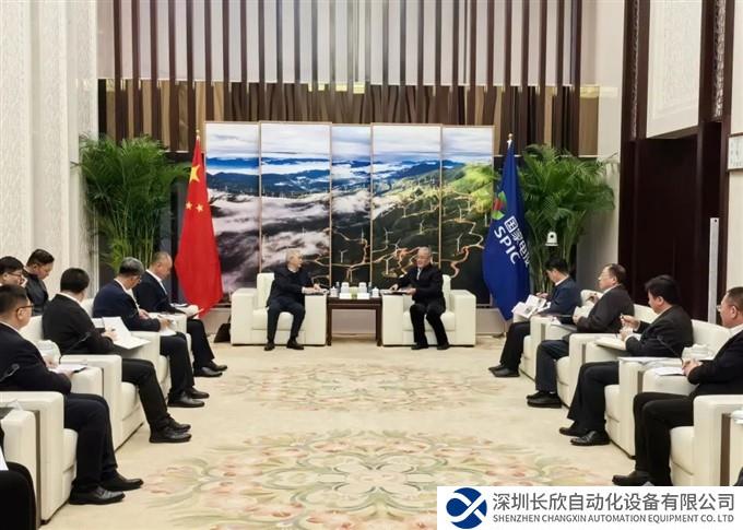 中国一重董事长徐鹏拜访国家电投总经理栗宝卿