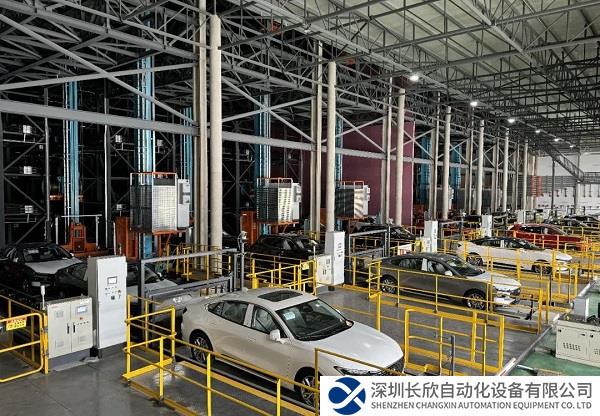 国内首个大型商品汽车自动化立体仓库设备系统交付